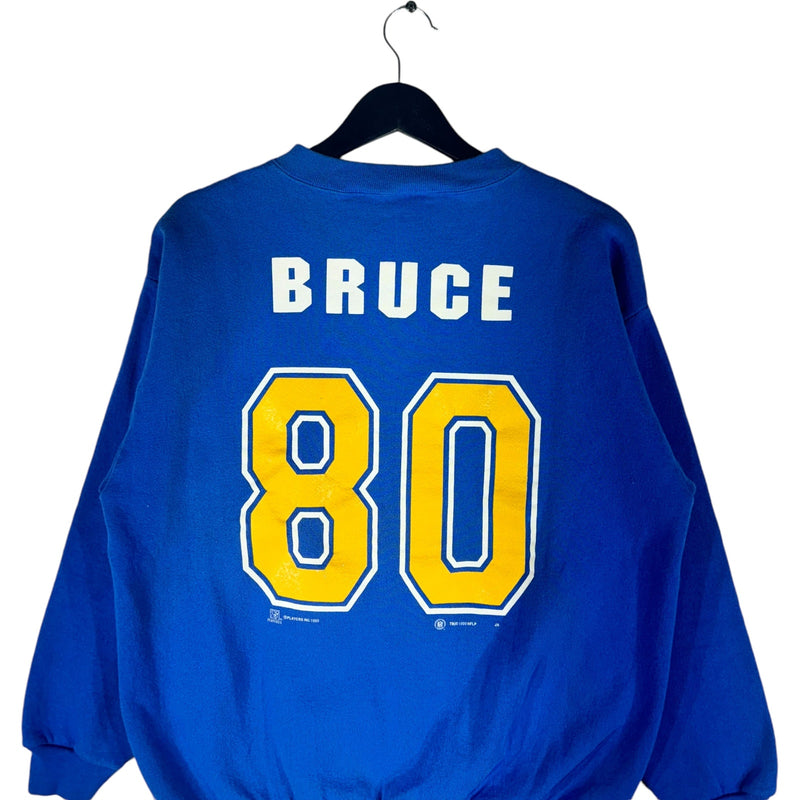 Vintage NFL St. Louis Rams Issac Bruce 80 Crewneck