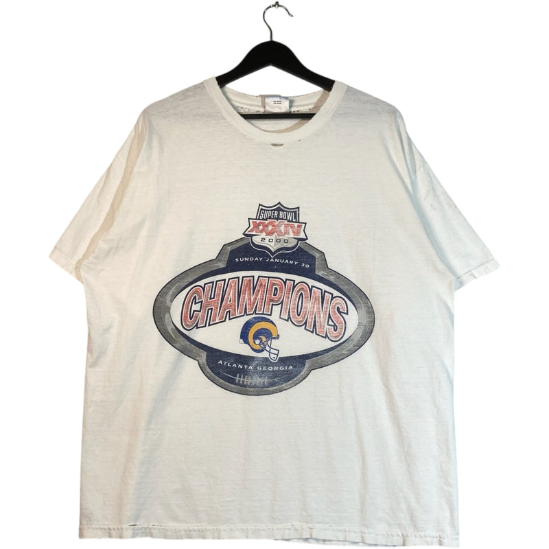 Vintage Atlanta Georgia Super Bowl XXXVI Champions Tee