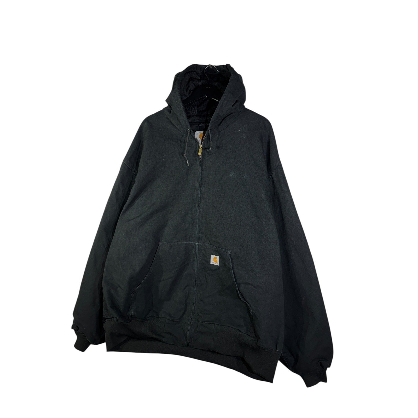 Vintage Carhartt Canvas Hooded Full Zip Workwear Jacket