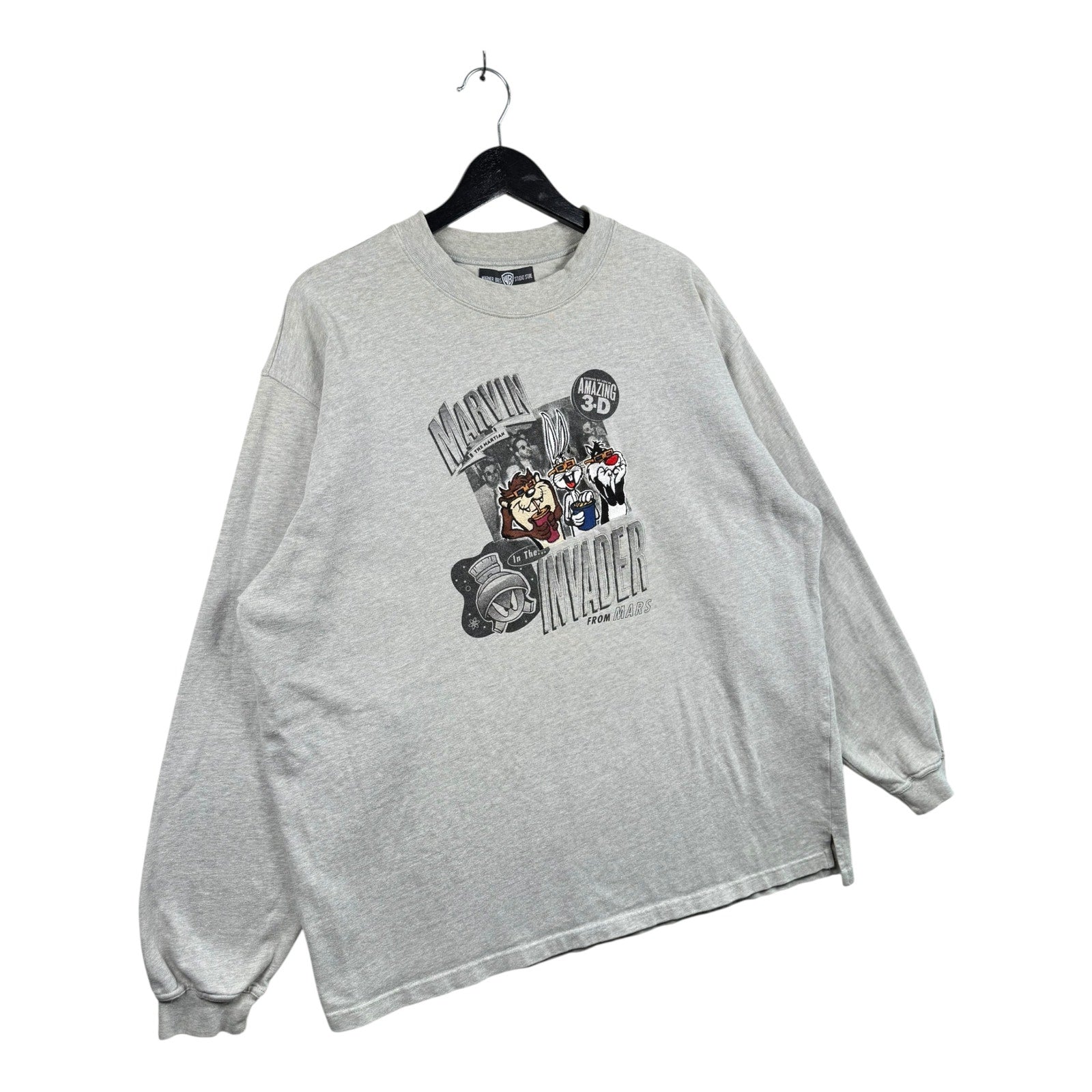 Vintage Looney Tunes Invader from Mars 3D Crewneck