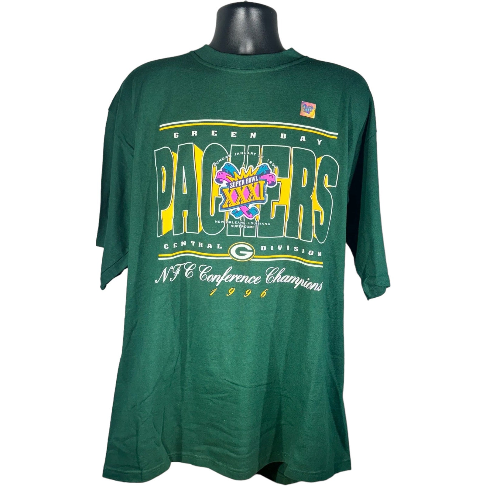 Vintage Green Bay Packers Conference Champions Tee 1996