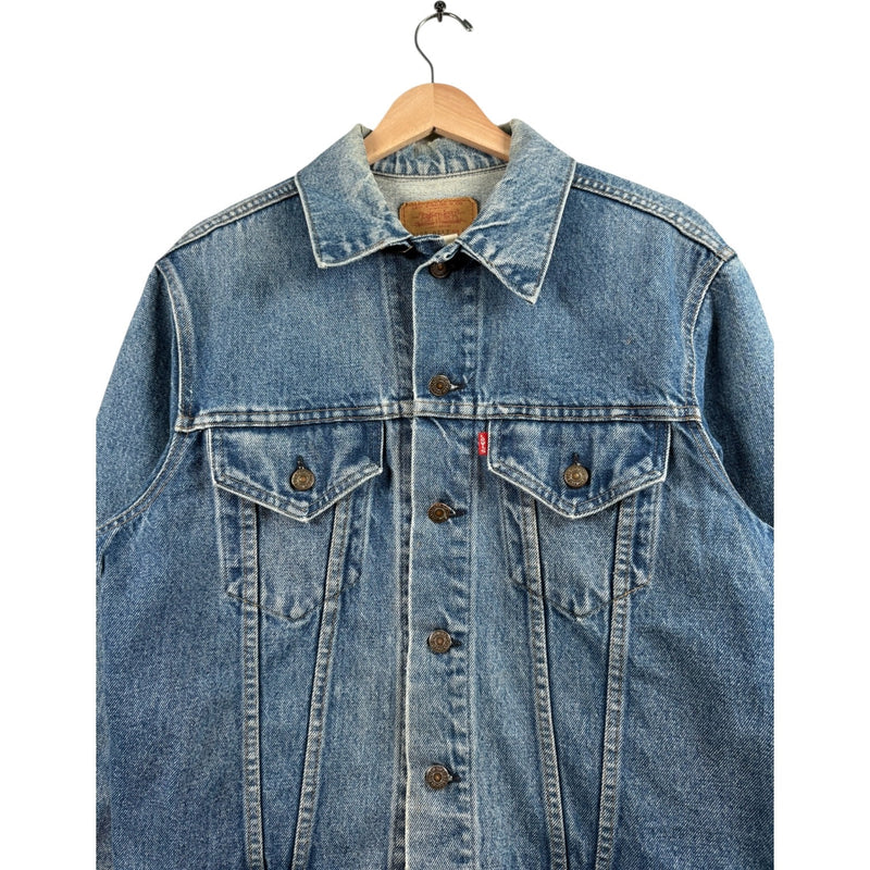 Vintage Levis Button Up Front Pockets Denim Jacket