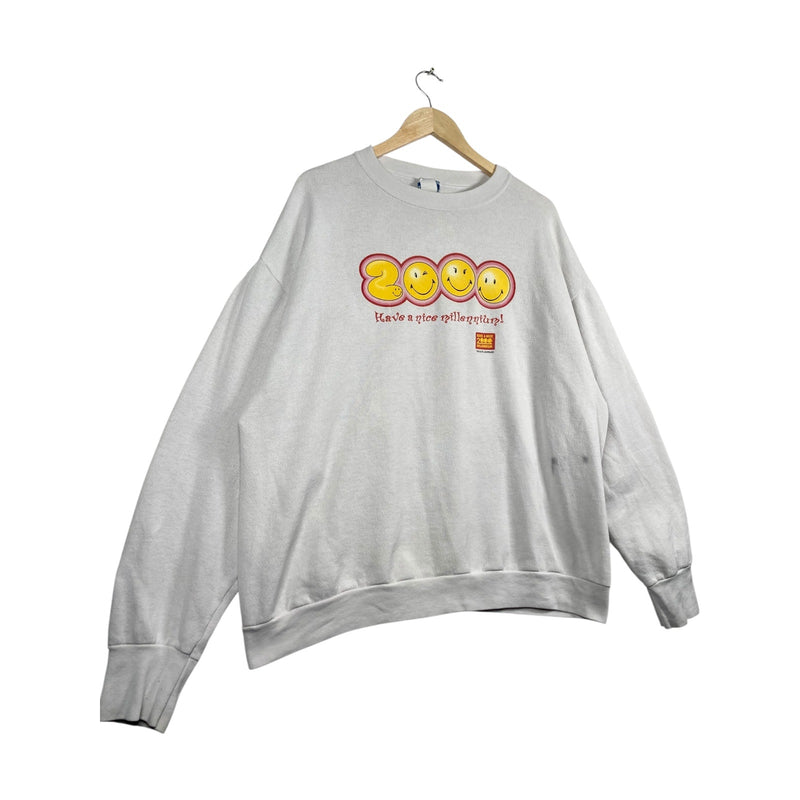 Vintage Smiley 2000 Y2K MillenniumSweatshirt
