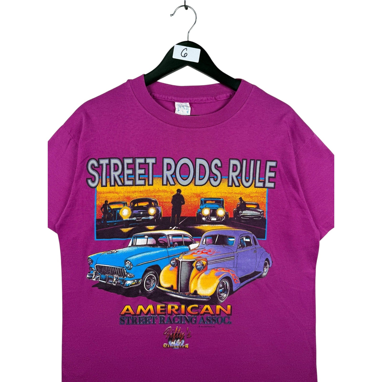 Vintage Street Rods Rule American Racing Muscle Cars T-Shirt