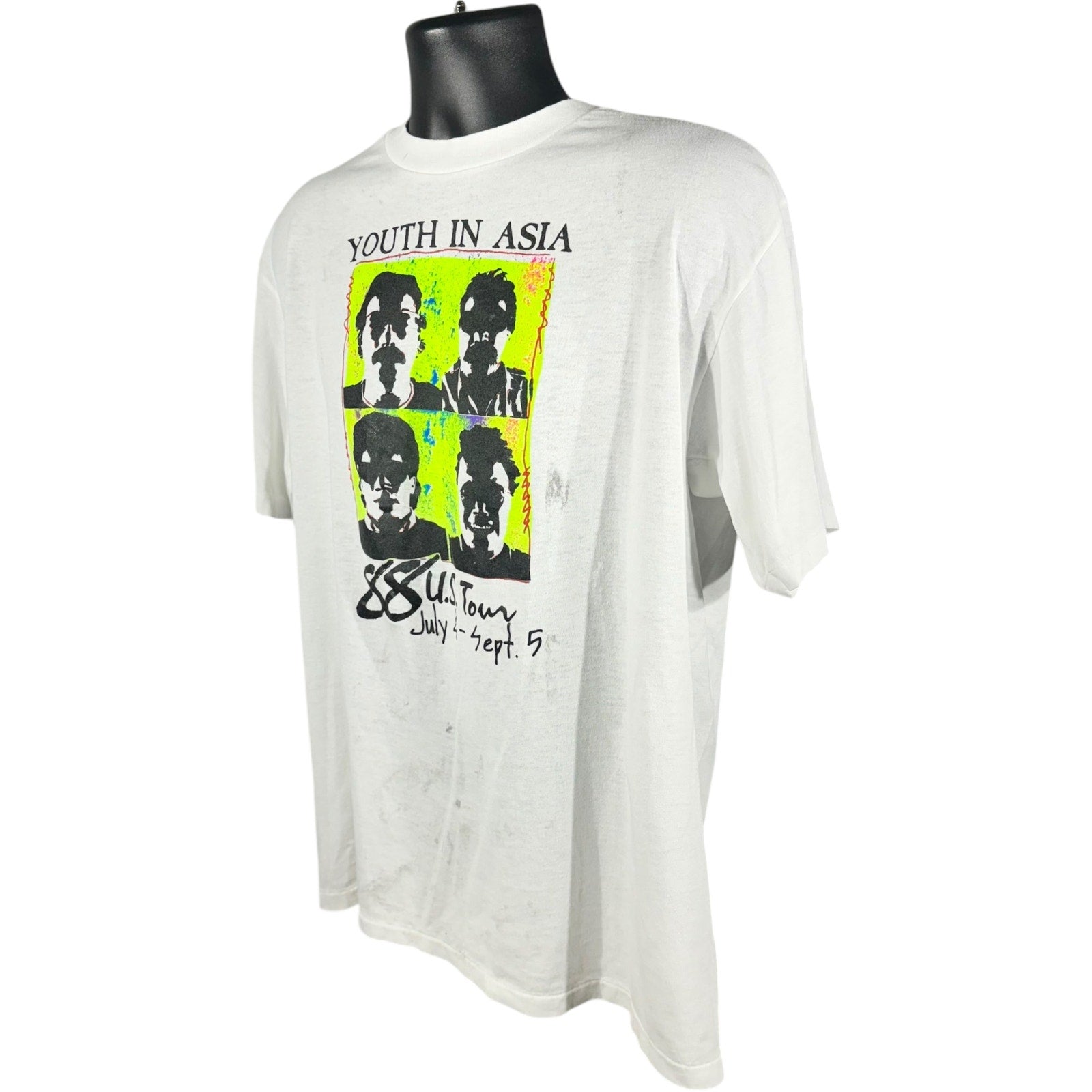 Vintage Youth In Asia U.S. Tour Tee 1988