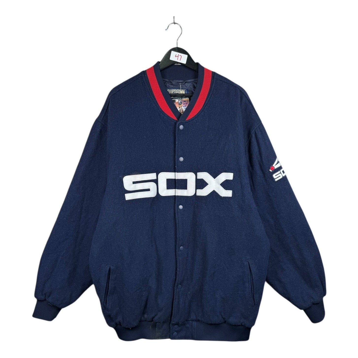 Vintage Majestic Cooperstown Chicago White Sox MLB Bomber Jacket