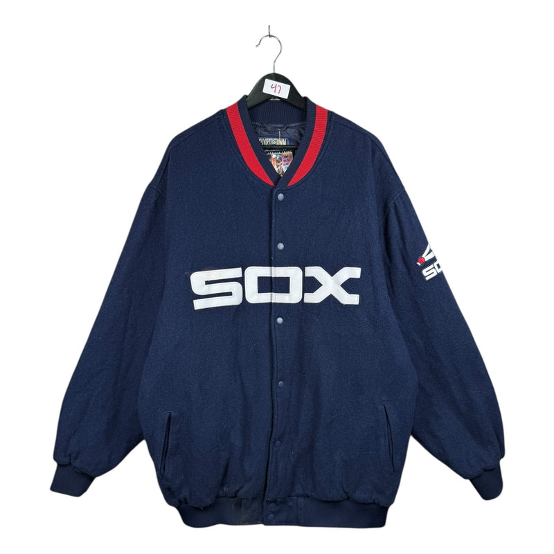 Vintage Majestic Cooperstown Chicago White Sox MLB Bomber Jacket