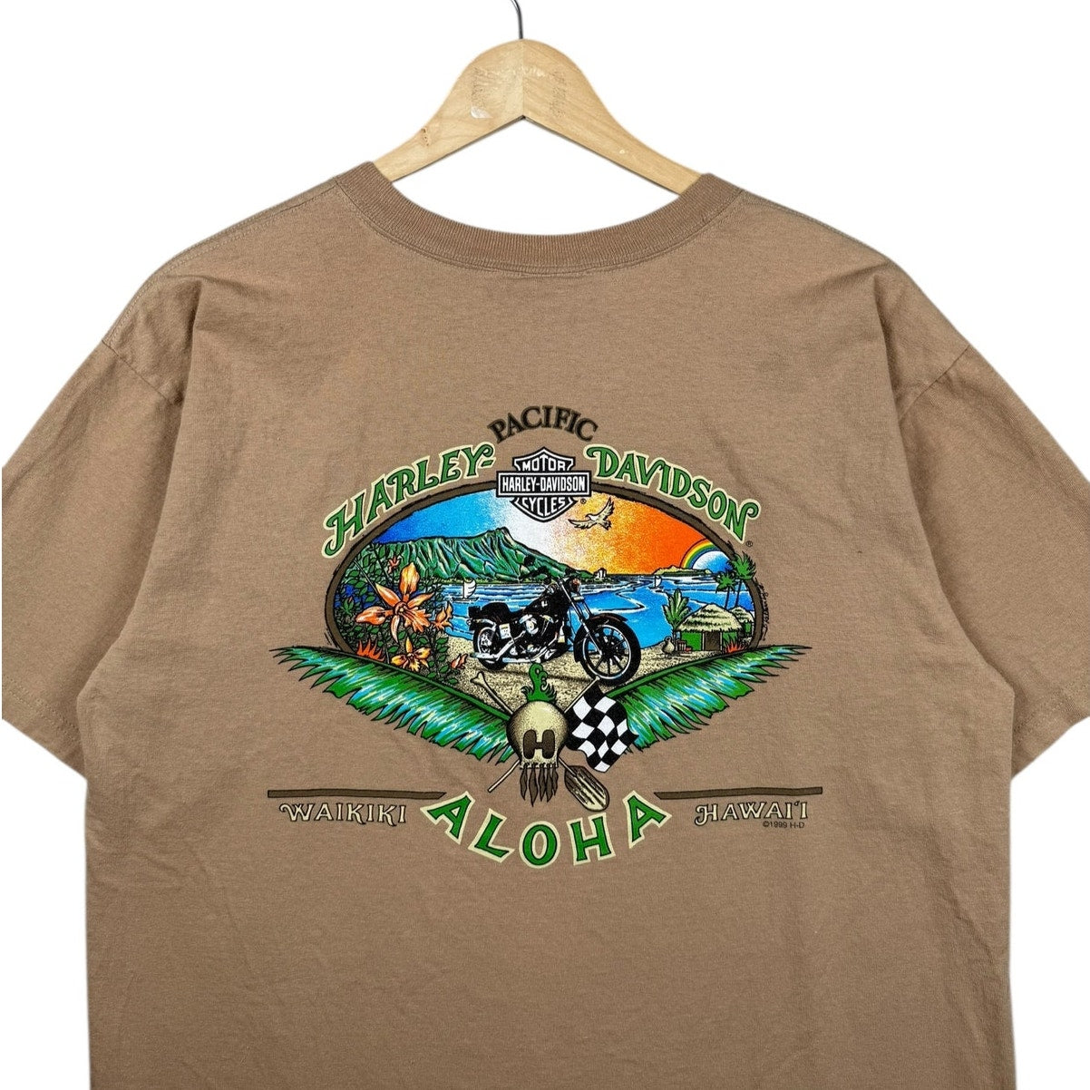 Vintage Harley Davidson Waikiki Hawaii T-Shirt