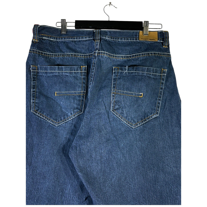 Y2K Decibel With Cross Patches Denim Shorts 36x14