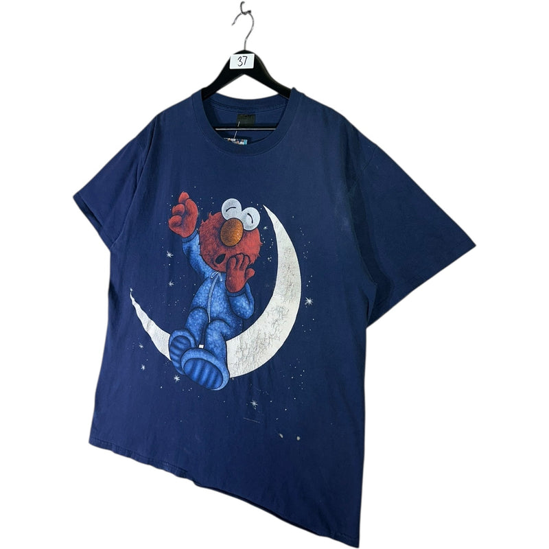 Vintage lmo Sitting on Moon Sesame Street T-Shirt