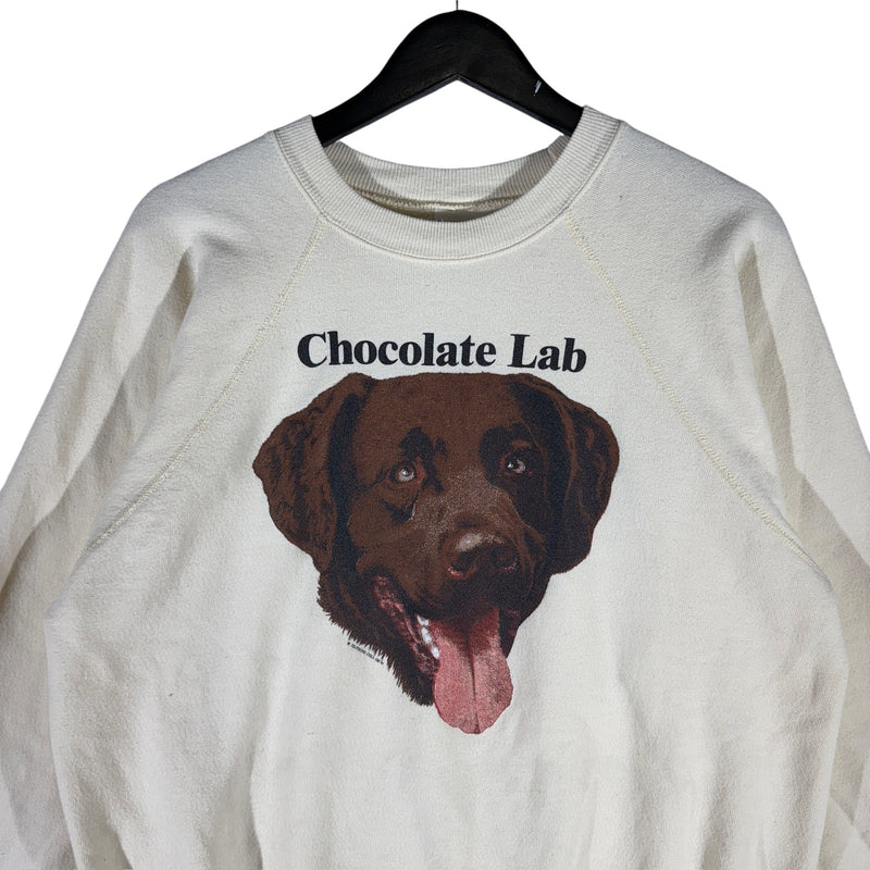 Vintage Chocolate Lab Crewneck 1991