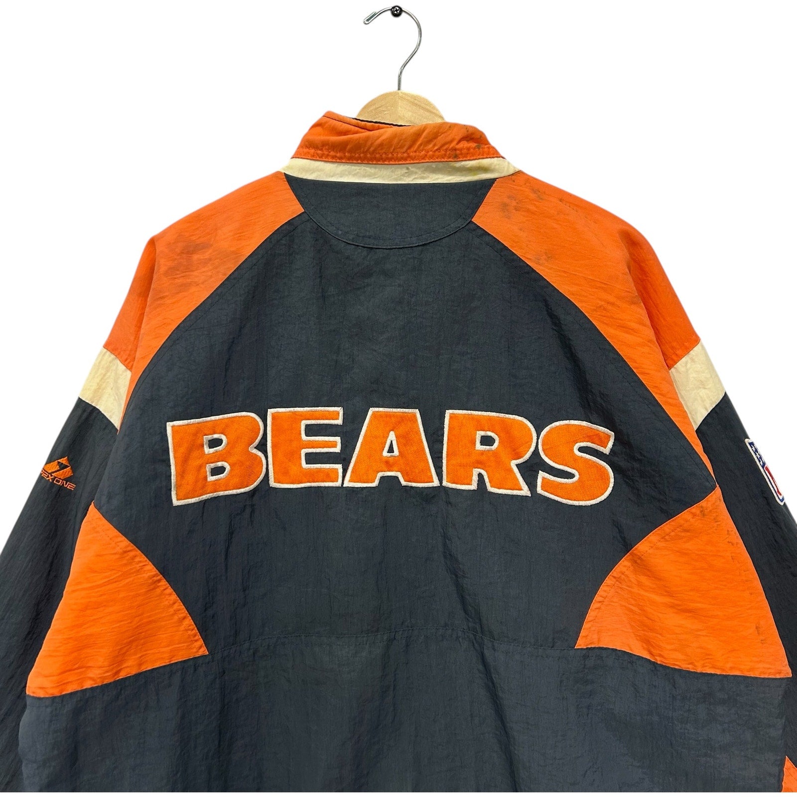 Vintage Apex One Chicago Bears NFL Full Zip Light Jacket