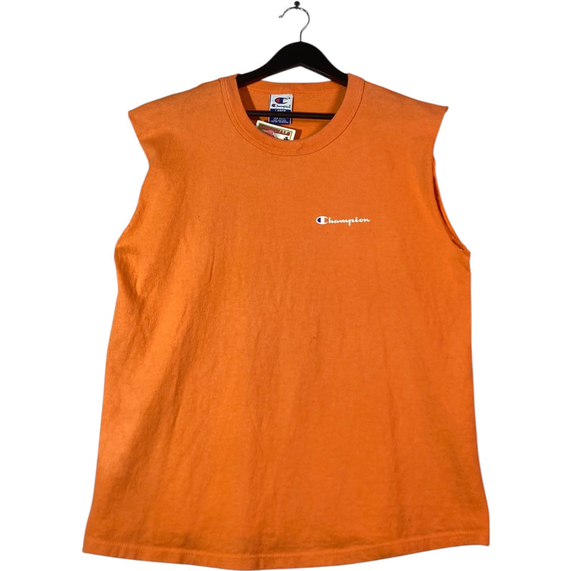 Vintage Champion Crewneck Muscle Sleeves Tank Top