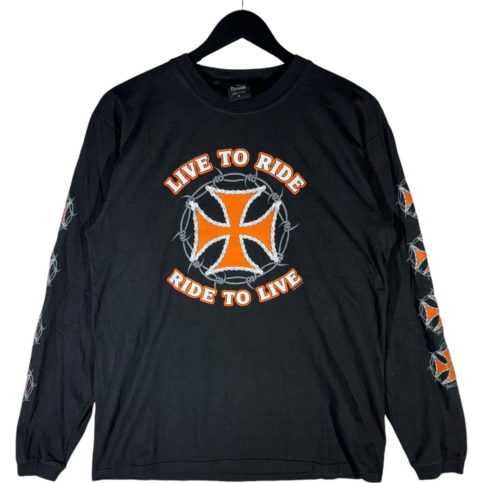 Vintage "Live To Ride Ride To Live" Long Sleeve