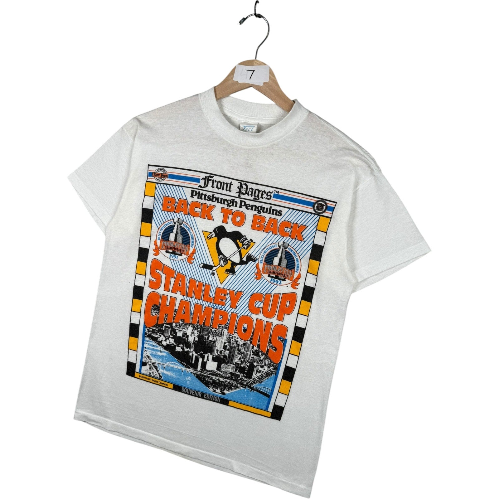 Vintage Pittsburgh Penguins NHL Stanley Cup T-Shirt