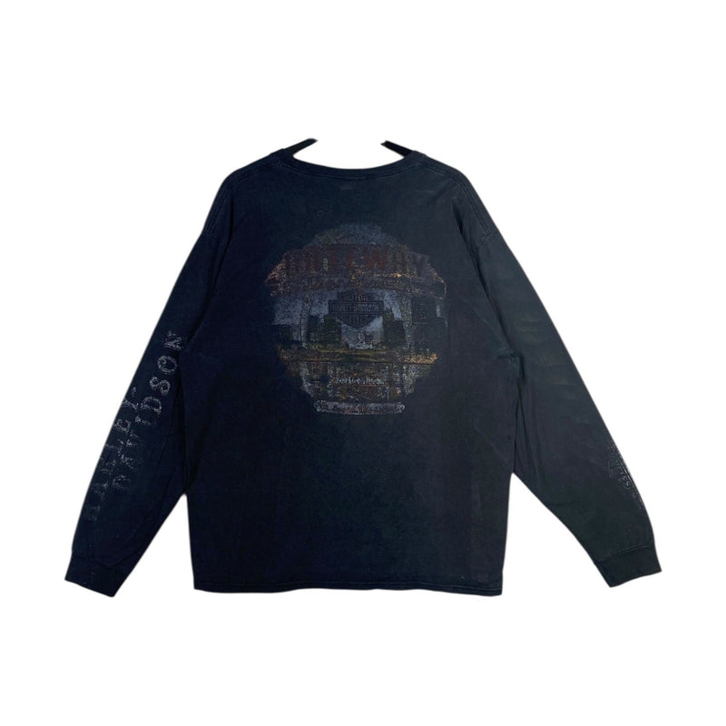 Vintage Harley Davidson Gateway Graphic Long Sleeve T-Shirt