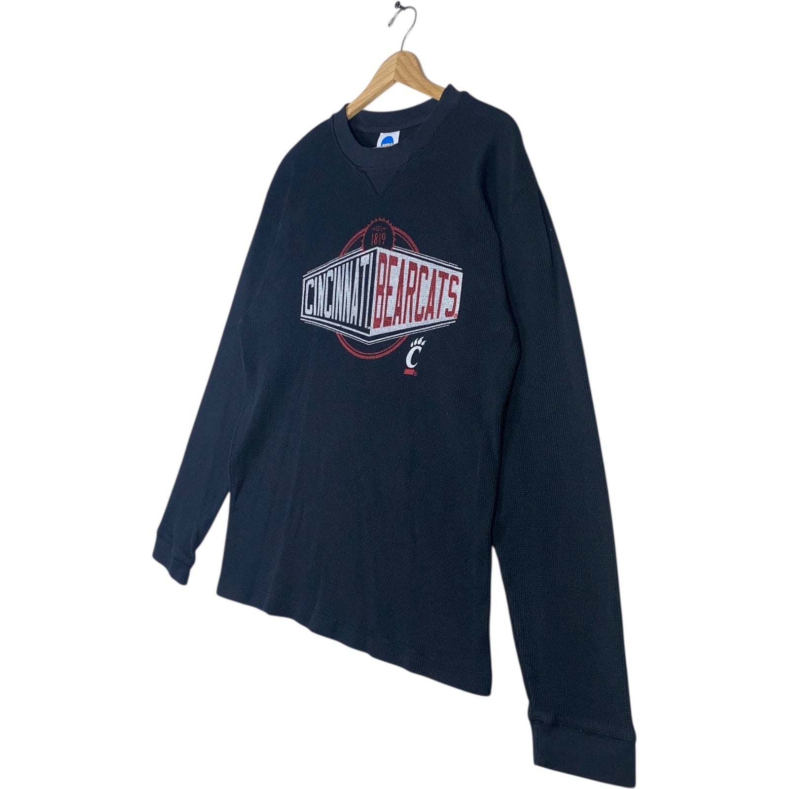 Vintage Cincinnati Bearcats NCAA Waffle Knit Crewneck