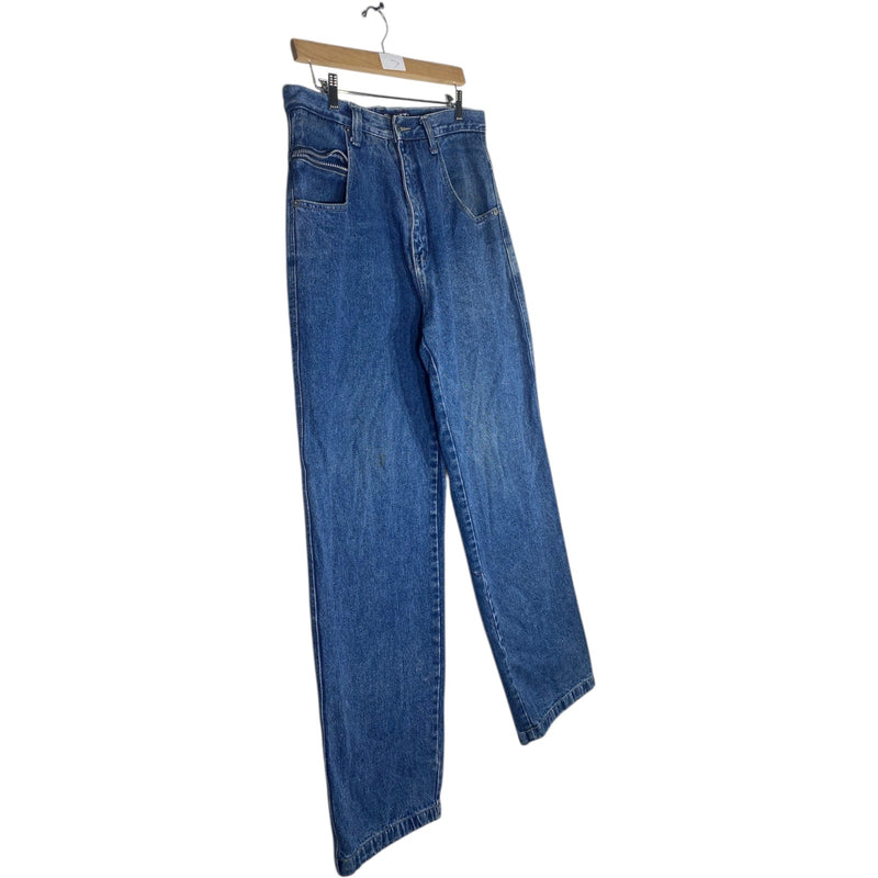 Vintage Results Straight Leg Denim Jeans 34
