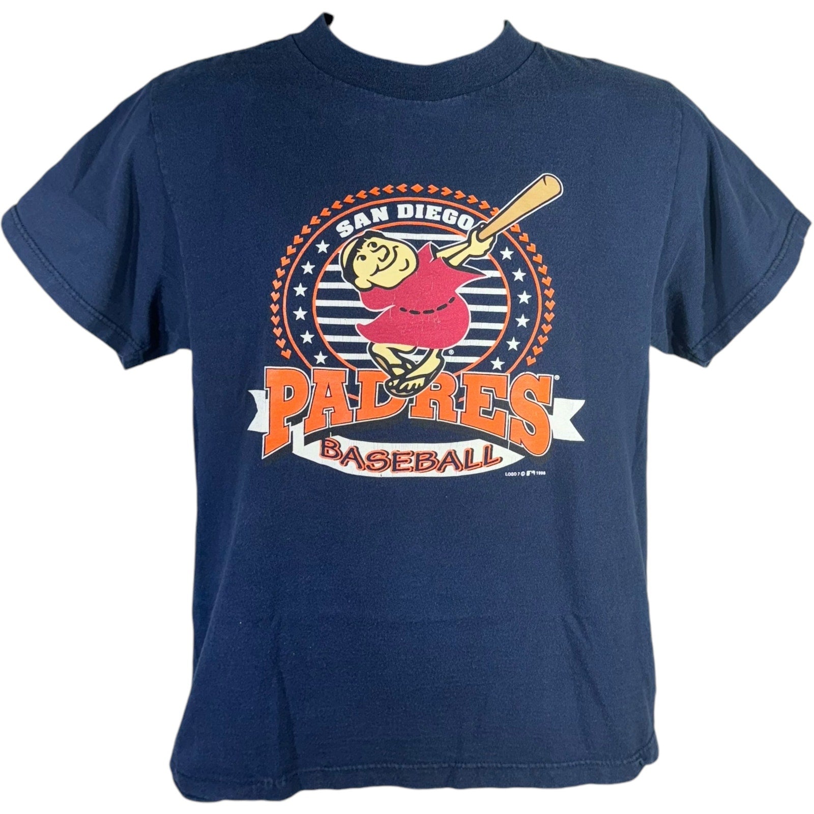 Vintage Logo 7 San Diego Padres MLB Tee 90s