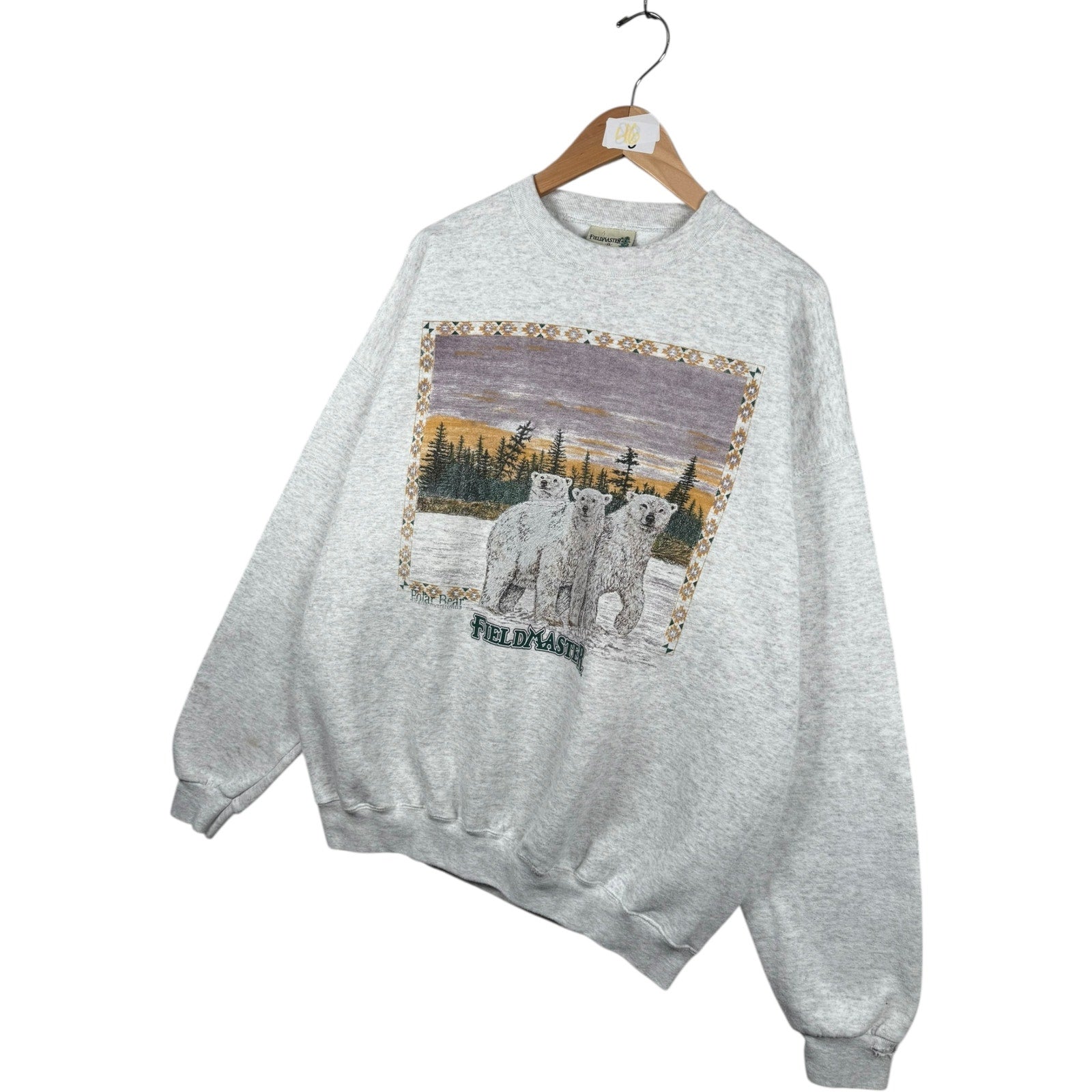 Vintage Field Master Polar Bear Wildlife Graphic Crewneck