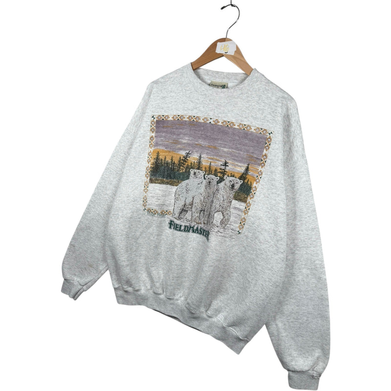Vintage Field Master Polar Bear Wildlife Graphic Crewneck