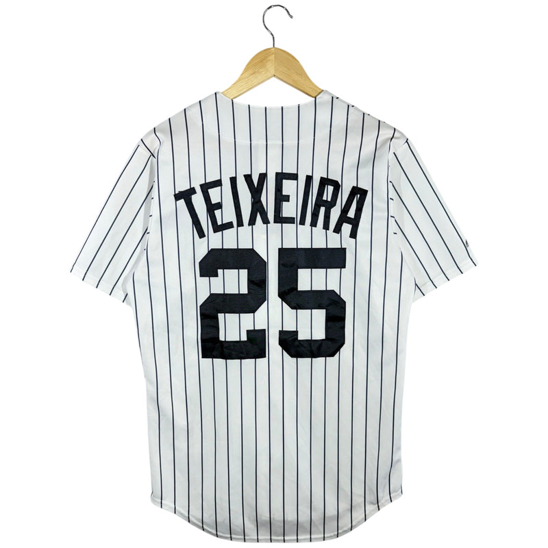 Vintage MLB New York Yankees Teixeira 25 Baseball Jersey