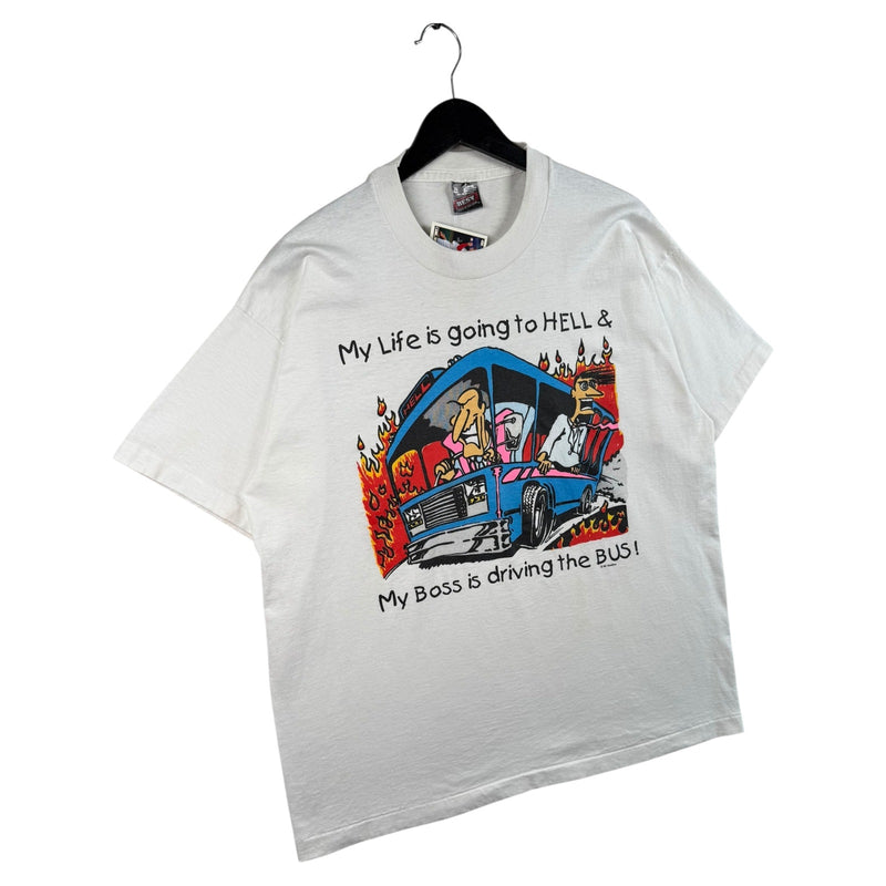 Vintage Graphic Tee My Life Is Going To Hell T-Shirt