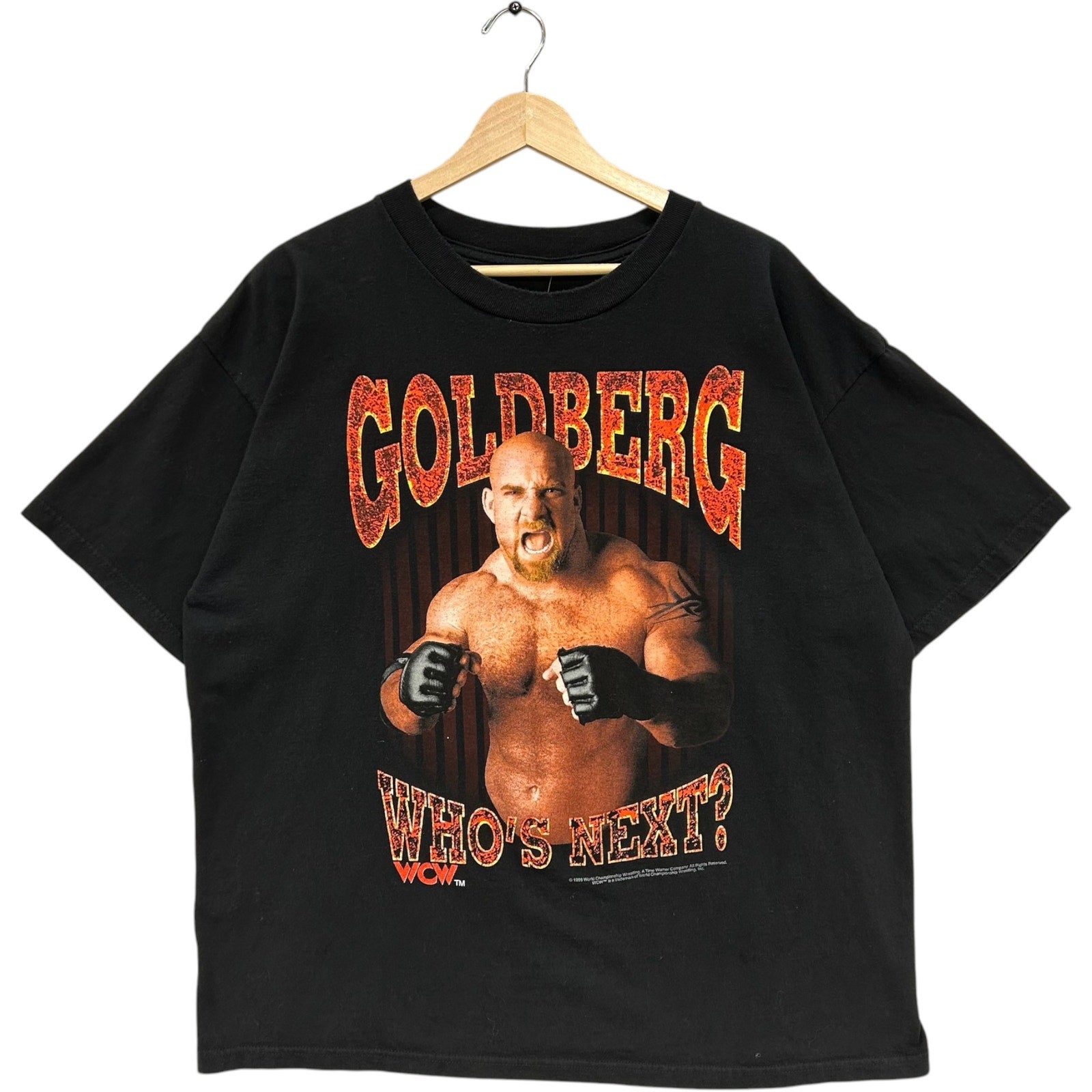 Vintage WCW Goldberg "Who's Next?" Wrestling Tee