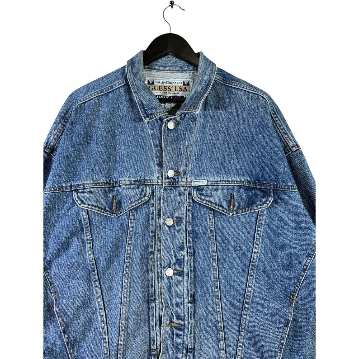 Vintage Guess USA Button Front Denim Jacket