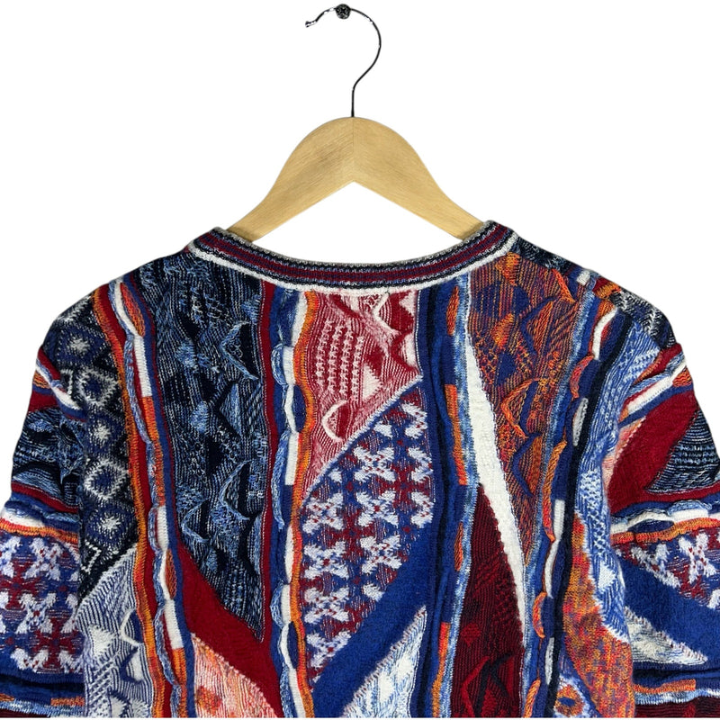 Vintage Coogi Multicolor 3D Knit Sweater