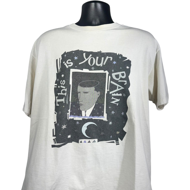 Vintage IBM "This Is Your Brain" Art Tee
