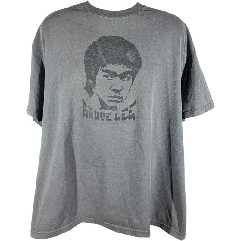 Vintage Bruce Lee Spellout Headshot Graphic Tee