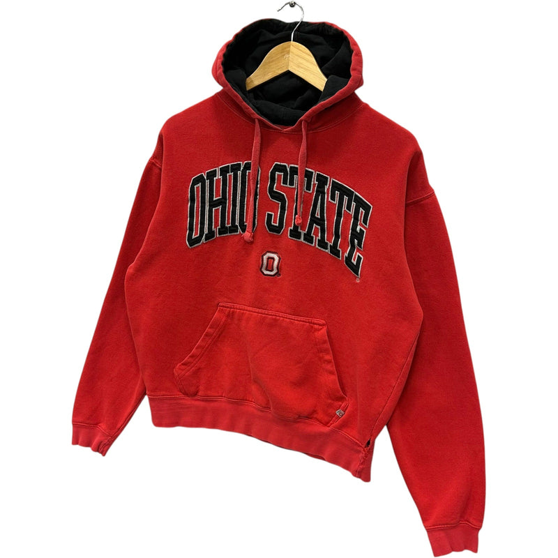 Vintage Ohio State University Patch Spellout Hoodie