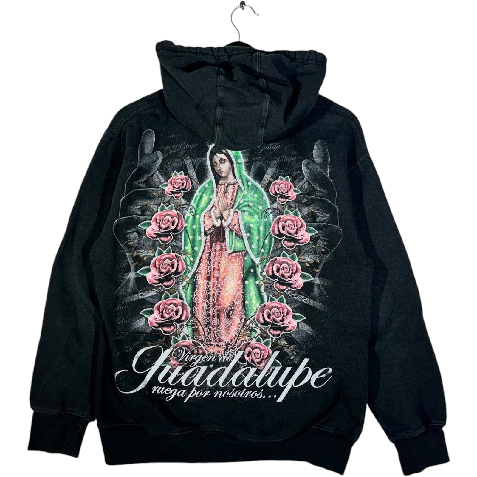 Vintage "Virgen de Guadelupe" Hoodie