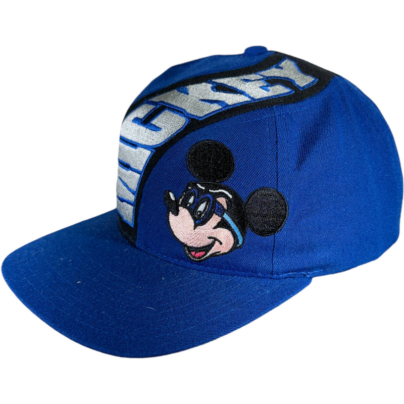 Vintage Disney Mickey Mouse Spellout Snapback Hat NWT