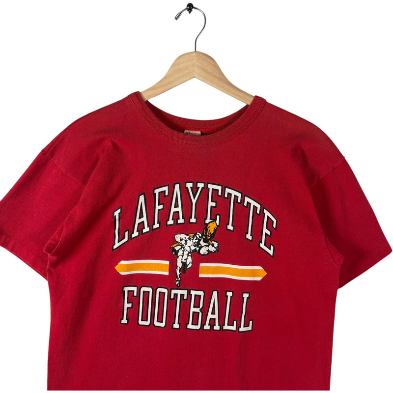 Vintage Champion Lafayette College Football Arch Spellout University Tee