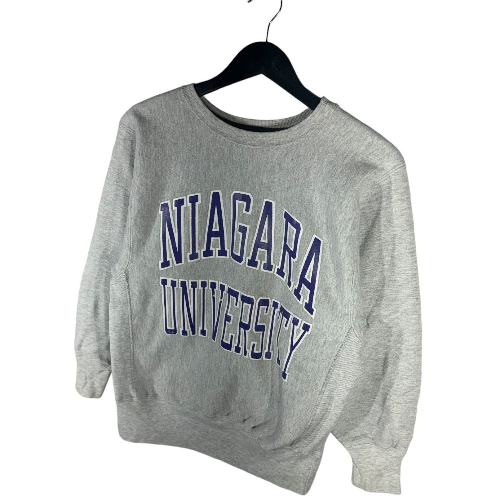 Vintage Niagara University Champion Reverse Weave Crewneck