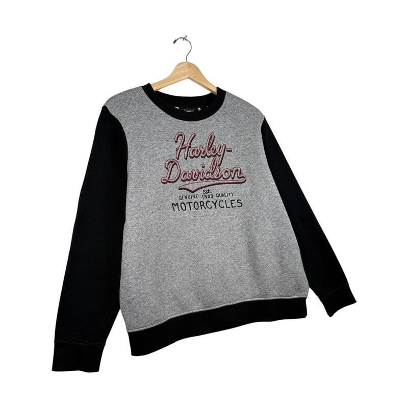 Vintage Harley Davidson Colorblock Crewneck