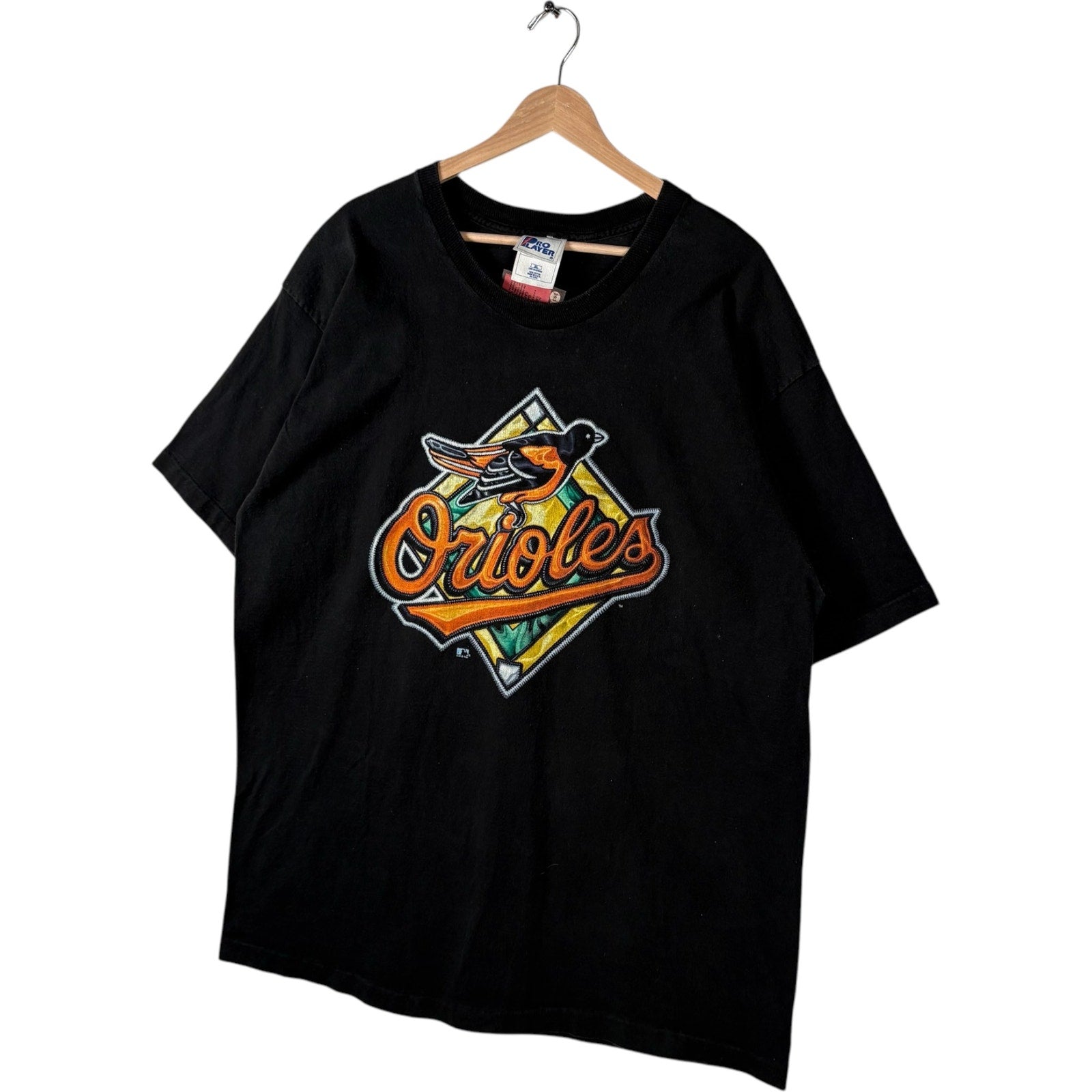 Vintage Pro Player Baltimore Orioles Large Logo MLB Tee