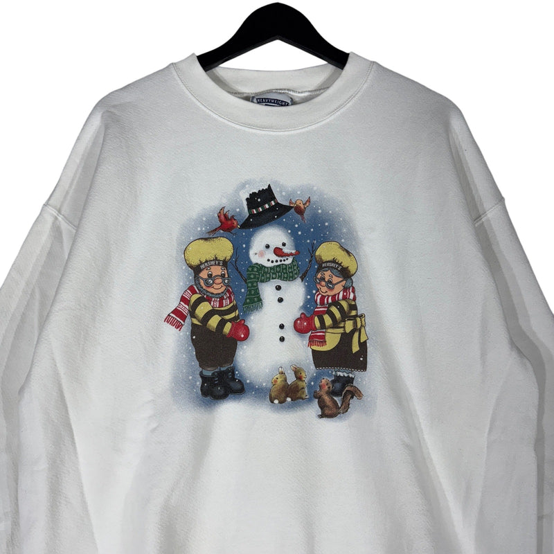 Vintage Snowman Winter Crewneck 90s