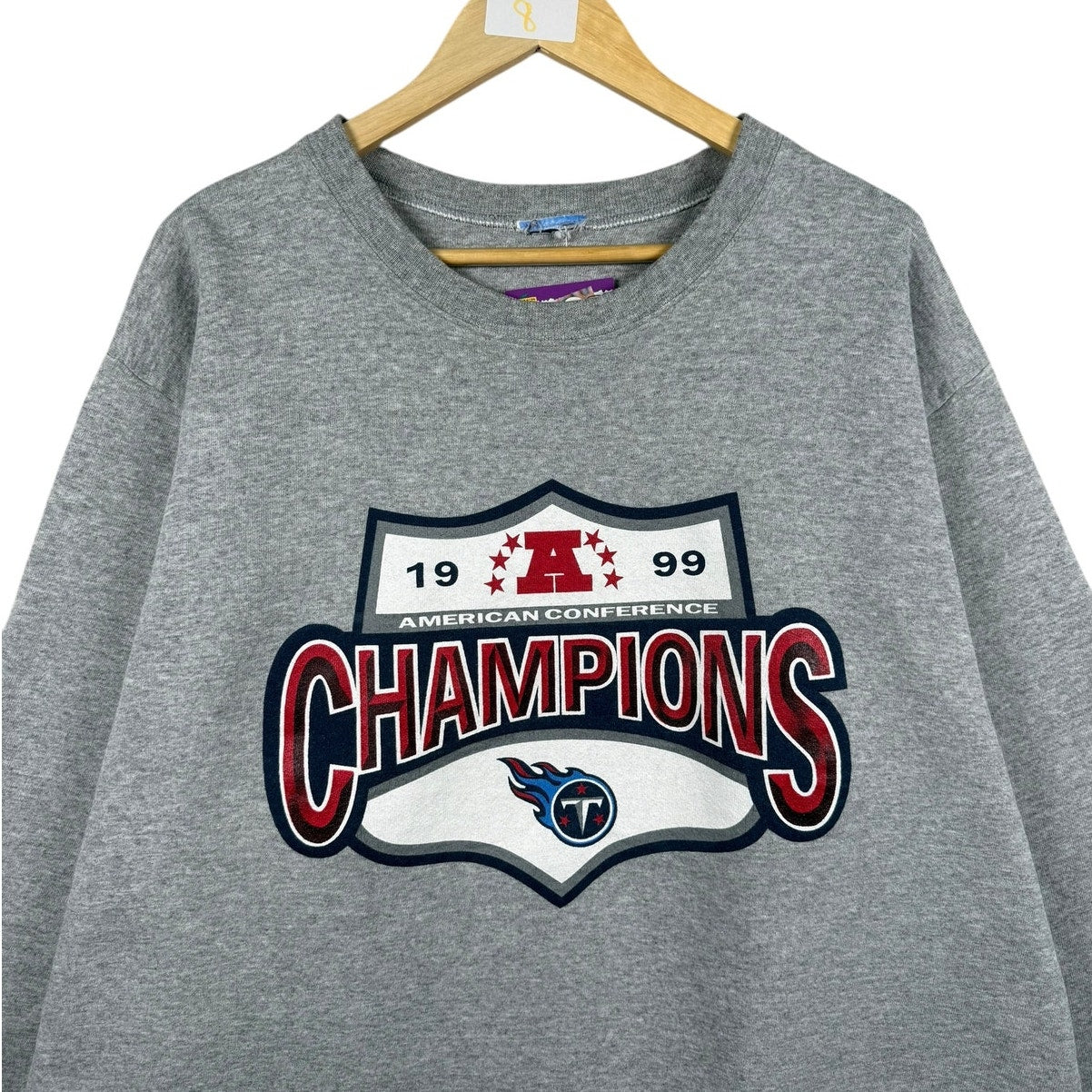 Vintage Tennessee Titans 1999 AFC Champions Crewneck