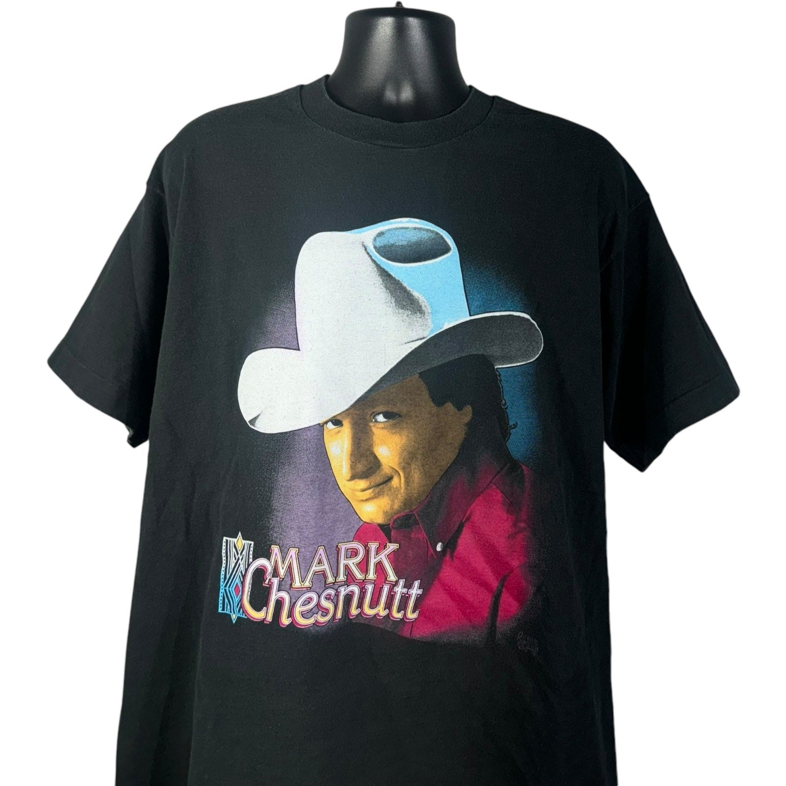 Vintage Mark Chesnutt Double Sided Country Music Tee 90s