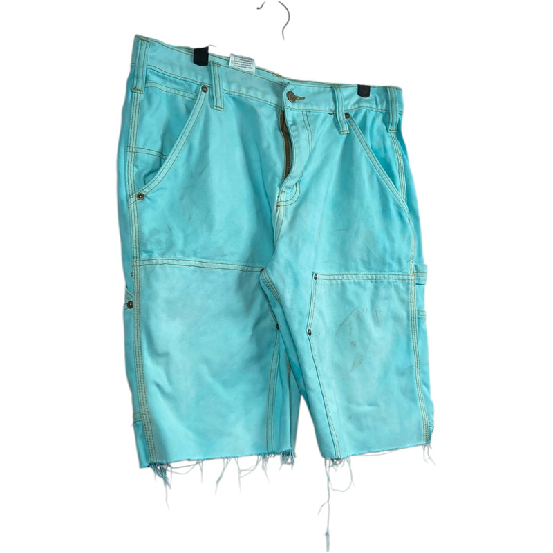 Vintage Carhartt Raw Hem Frayed Relaxed Cargo Shorts 34