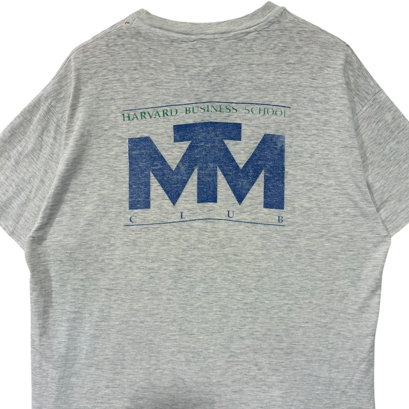 Vintage Harvard University Business School Club Logo Tee