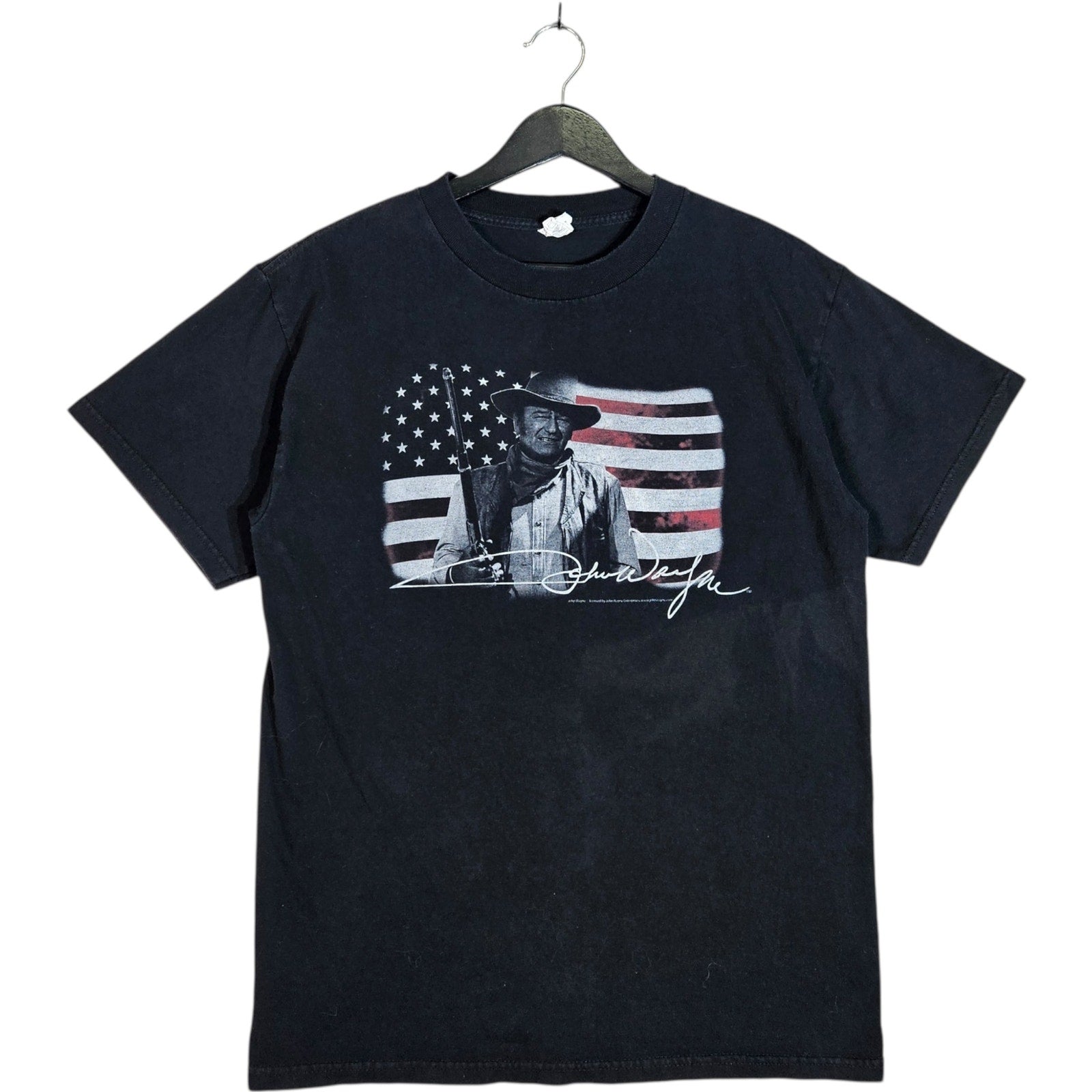 Vintage John Wayne American Flag Shirt