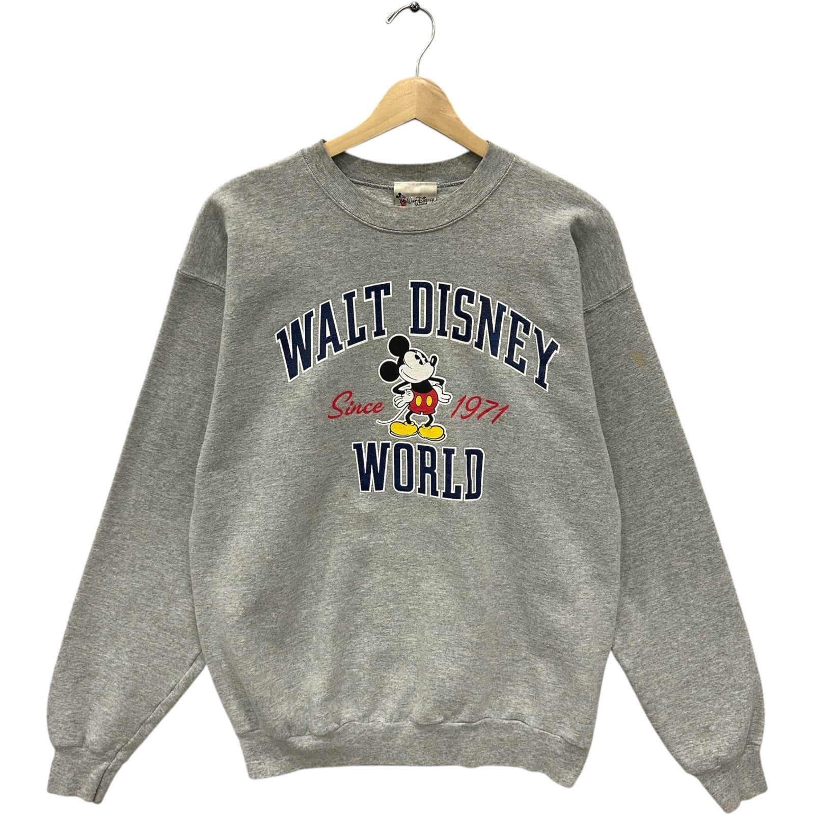 Vintage Walt Disney World Spellout Souvenir Crewneck 90s Medium