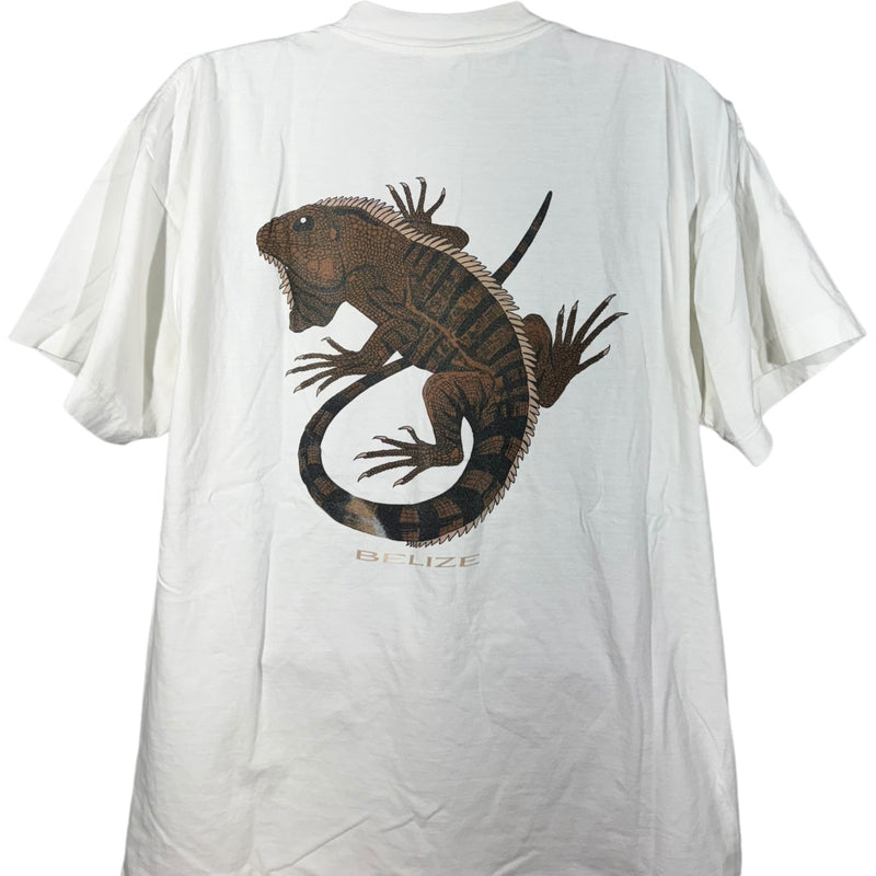 Vintage Iguana "Belize" Souvenir Tee 90s