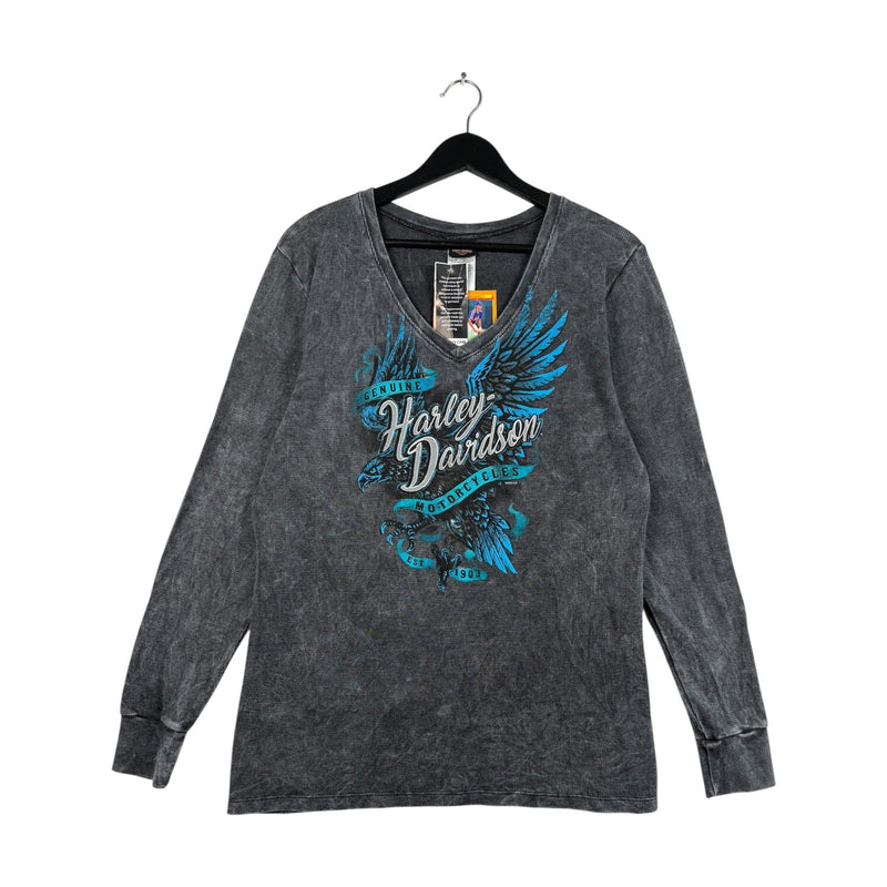 Vintage Women's Harley Davidson Deadwood SD Long Sleeve