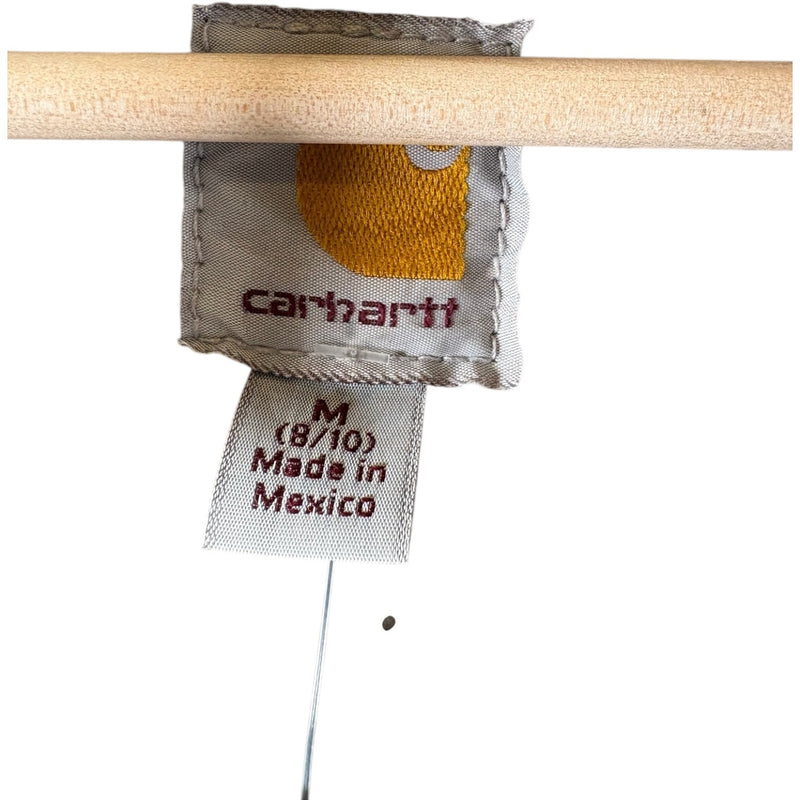 Vintage Carhartt Sherpa Lined Full Zip Hooded Workwear Jacket