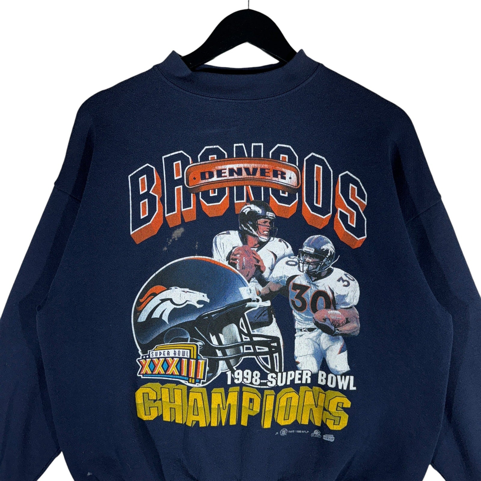 Vintage Denver Broncos Super Bowl Champions Crewneck 1998